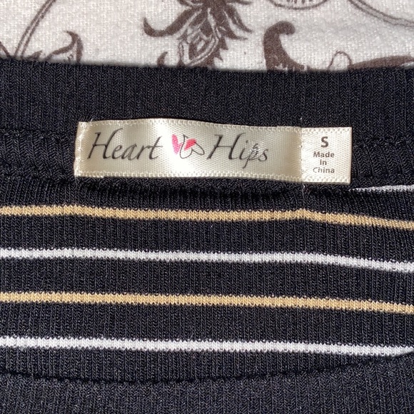 Brand Heart & Hips size S color black with brown and white stripes - Picture 3 of 3